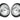 Fog Lights Assembly Pair Freightliner Century & Columbia 2000-2015 - 