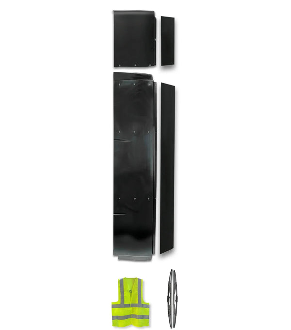 Top & Lower Wind Fairing Cab with Extenders Full Set Driver International LT625