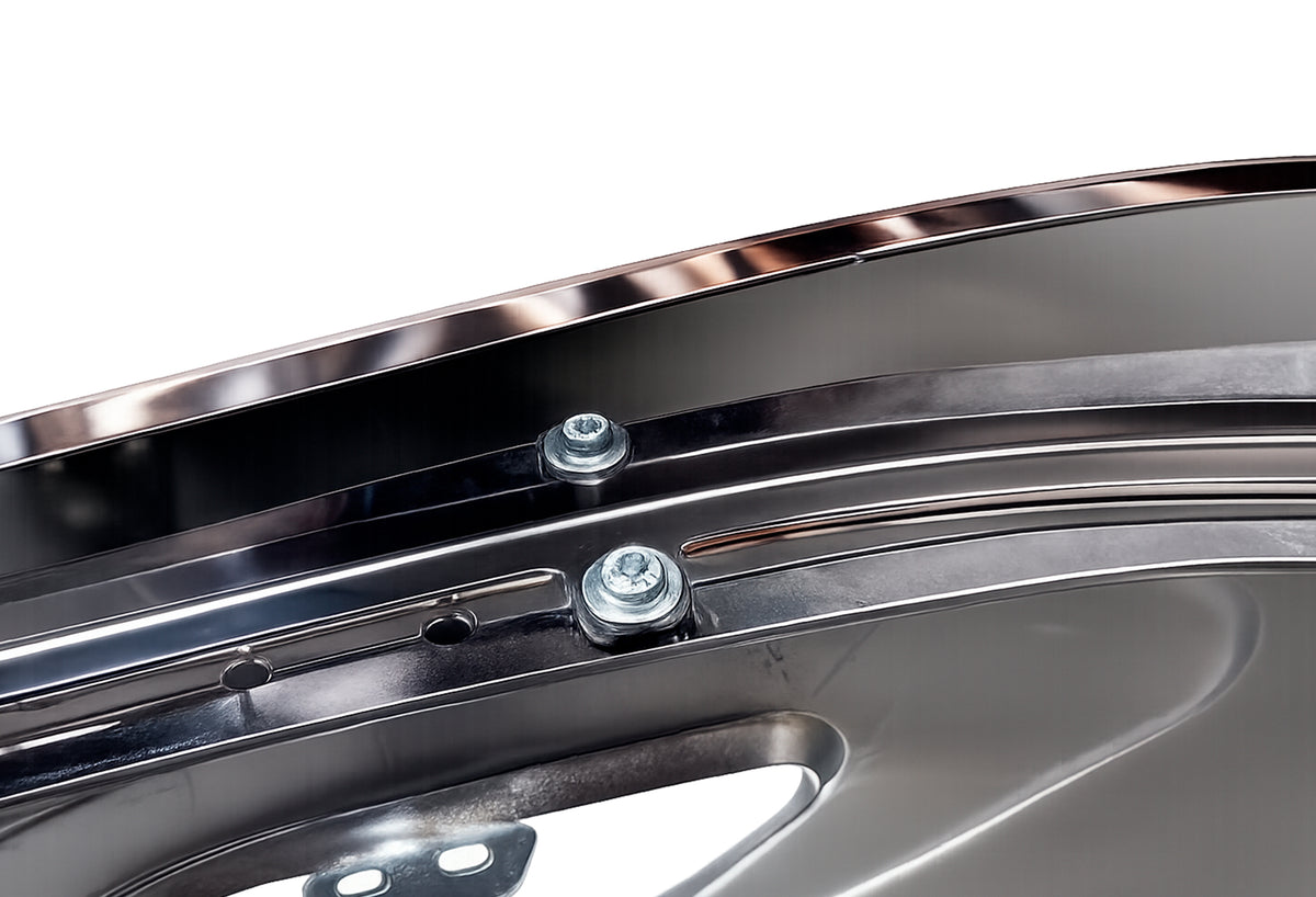 15” Chrome Front Bumper with Fog Light & Radar Holes 2017+ International LT LT625