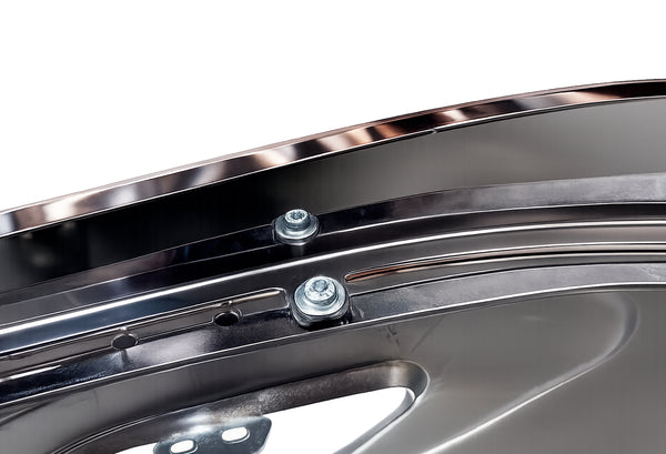15” Chrome Front Bumper with Fog Light & Radar Holes 2017+ International LT LT625