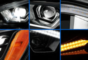 Headlight LED Black Passenger 2022 2023+ Kenworth T680 Next Gen