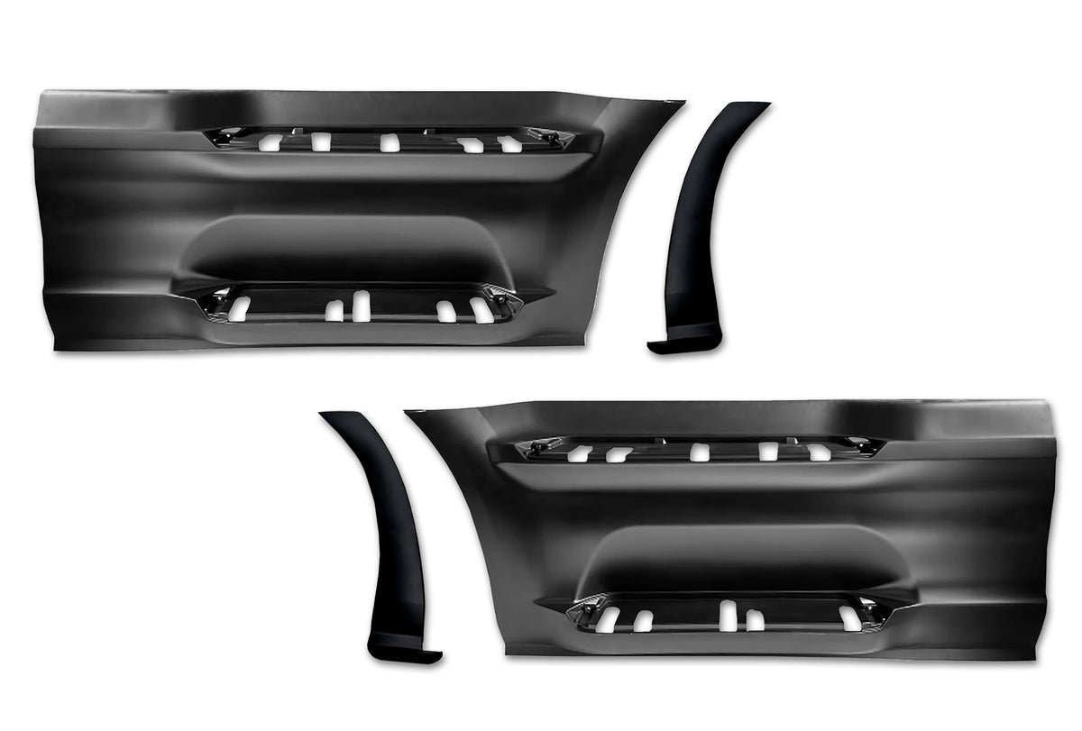 Front Step Side Panels with Brackets and Extensions Set 2022+ Peterbilt 579