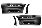 Front Step Side Panels with Brackets and Extensions Set 2022+ Peterbilt 579