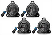 Fogs Light LED Lamp Black Housing 4 Pcs 2018-2024 Volvo VNL