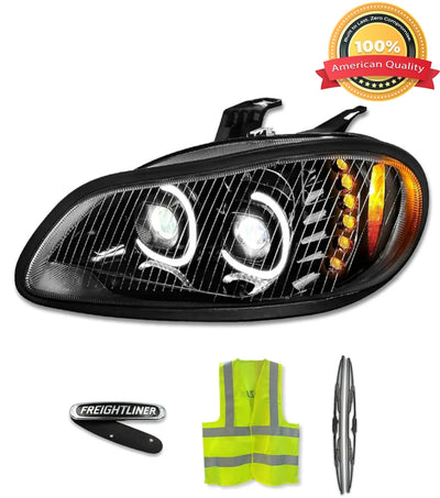 Headlight LED Halos Turn Signal 12V Driver 2002-2018 Freightliner M2