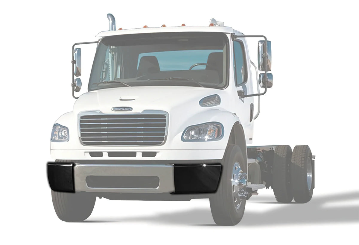 Bumper Corners Steel Black Set 2003-2021 Freightliner M2 Business Class 106 112