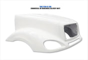 Fiberglass Hood with Hinges Cross Bar 2001-2009 Freightliner Columbia