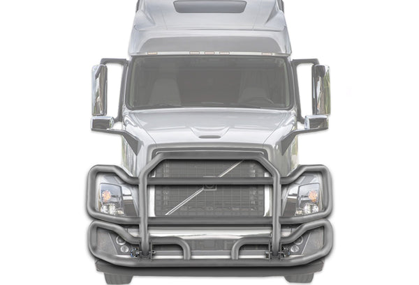 Front Gray Grille Guard Large 2004-2017 Volvo VNL