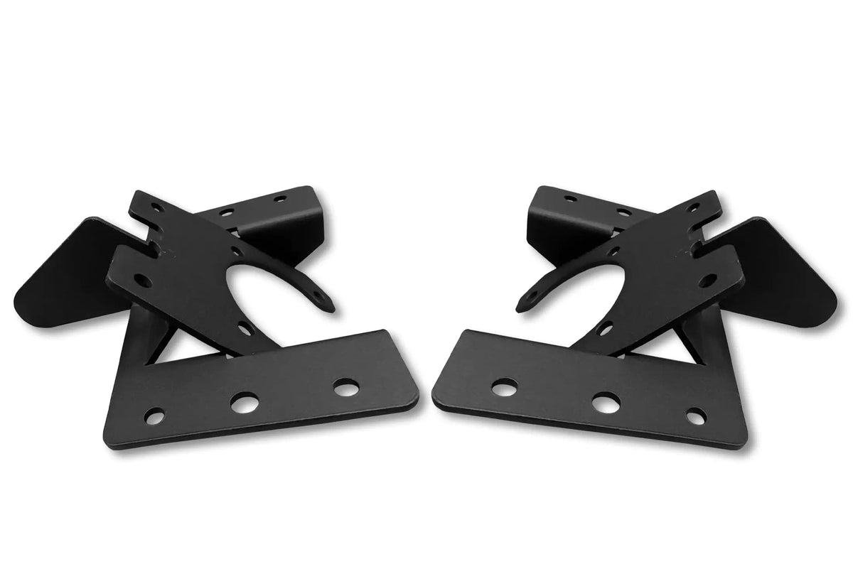 Mounting Brackets Set Fits Plastic Bumper for Kenworth T660 - 