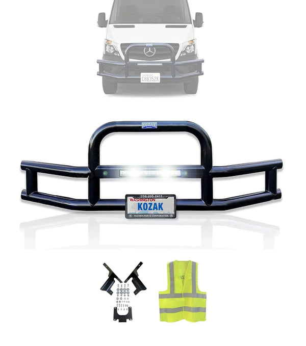 3" Grille Guard with LED Bar 2010-2013 Mercedes-Benz Sprinter