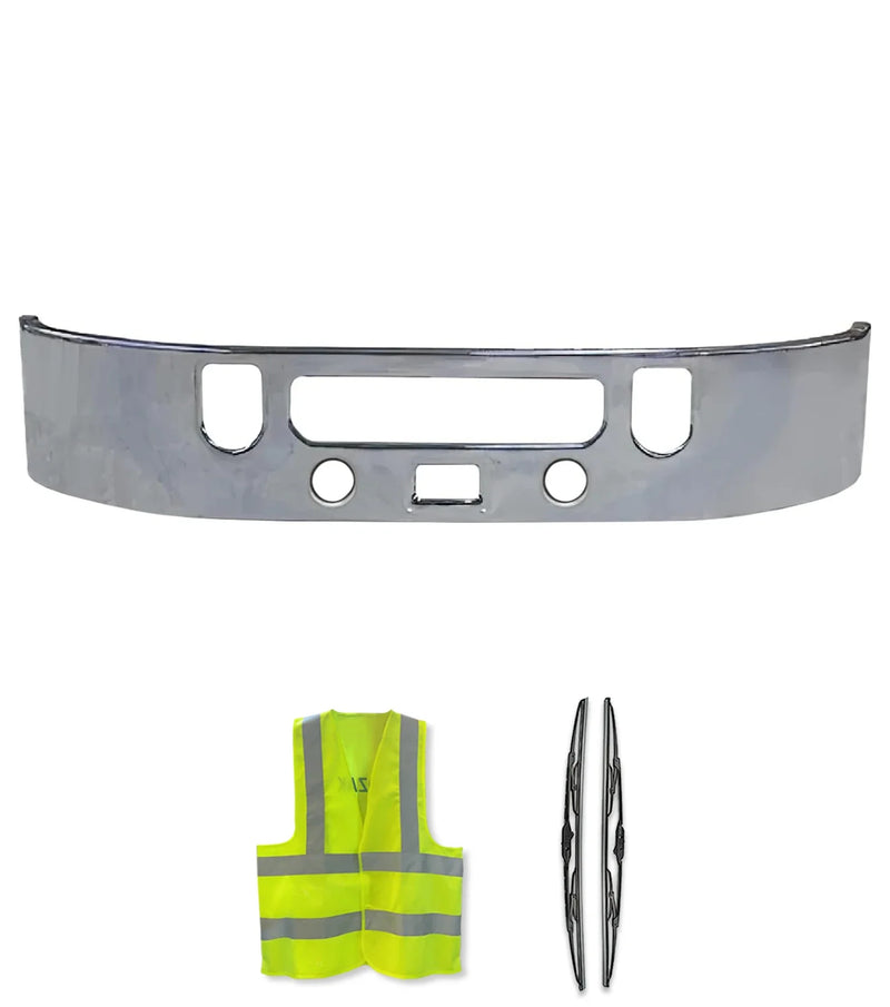 Bumper 17” Chrome With Tow Center Step Fog Lamp 2006+ Mack Vision CXU