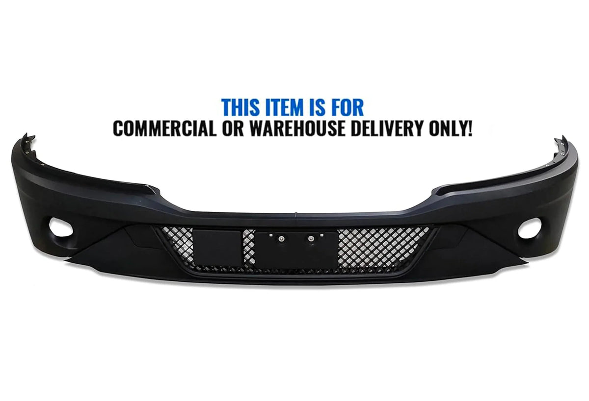 Bumper with Fog Hole Black Plastic 5 Pcs 2022+ Kenworth T680