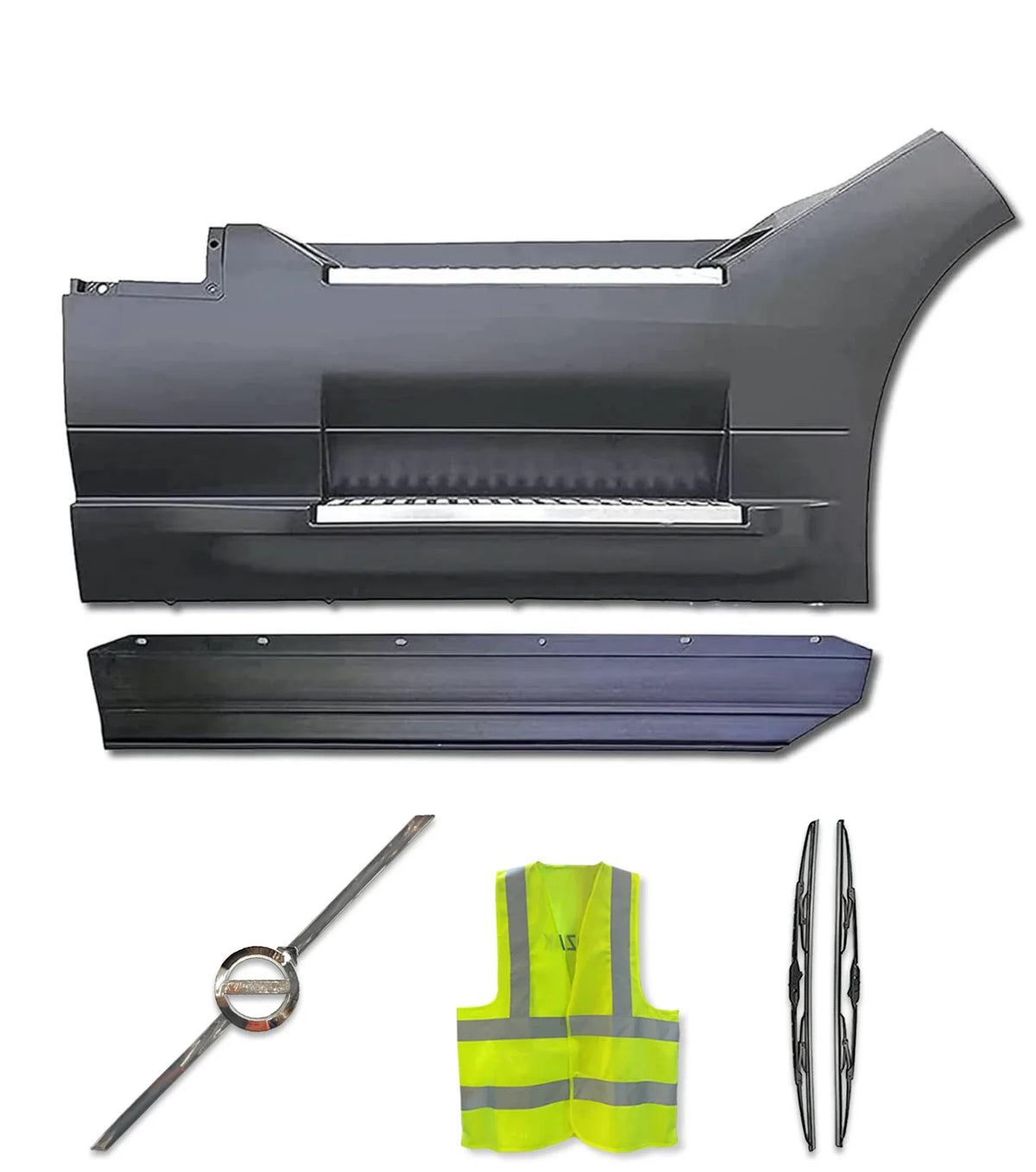 Fairing Panel Front Step with Rubber Stripe Passenger 2018+ Volvo VNL