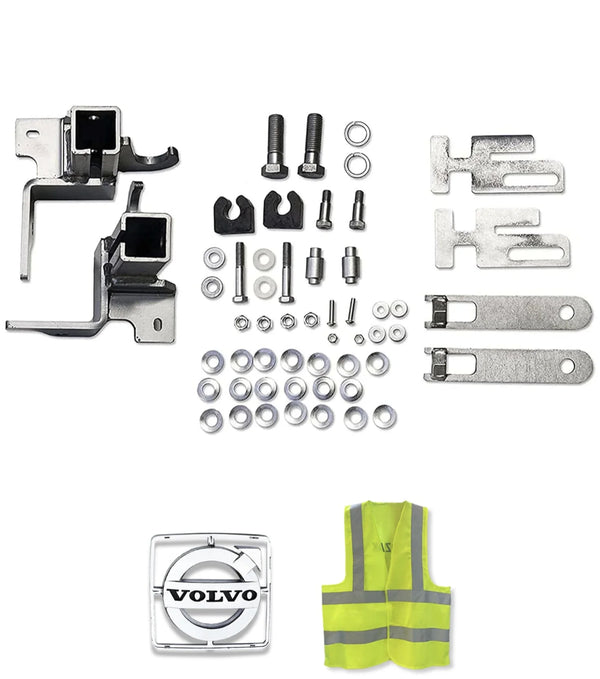 Mounting Brackets Bumper Guard Set 2004-2017 Volvo VNL