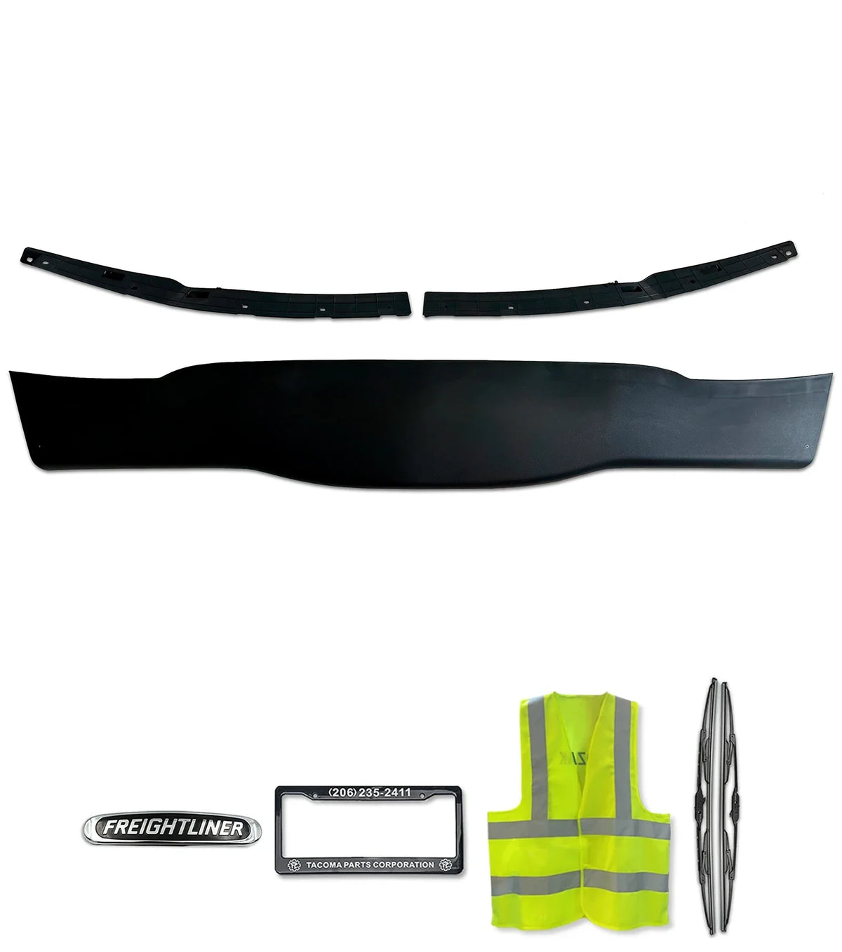 Bumper Air Flow Deflector Center Plastic 2018+ Freightliner Cascadia 126 116