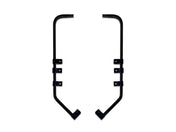 KOZAK Black Angled Mud Flap Hanger Bracket with Hardwre Sold by Pair Plus 2X 22 inch Windshield Wipers, 4X Trailer Tail Lights and KOZAK Vest