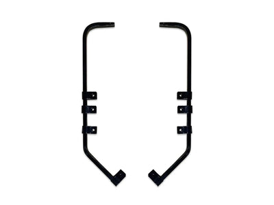 KOZAK Black Angled Mud Flap Hanger Bracket with Hardwre Sold by Pair Plus 2X 22 inch Windshield Wipers, 4X Trailer Tail Lights and KOZAK Vest