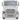 KOZAK Replacement Black Projector Headlight with Glow LED bar (Passenger Right Side) For International ProStar 2008-2016 PLUS Logo, Wipers, 2x H1, 2x H7 LED Bulbs, Frame License Plate and Vest