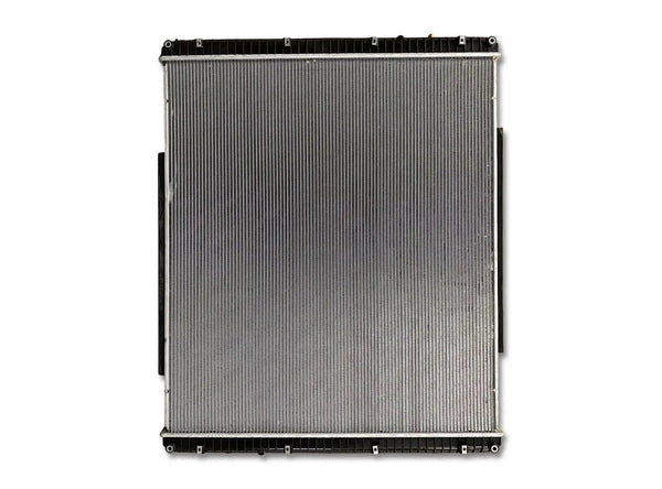 KOZAK Replacement Radiator (20011723) for Freightliner Cascadia 2008-2013 Columbia 2008-2010 Century, L9500 2009-2010 PLUS Logo, Wipers, License Plate Frame, 2x Trailer Tail Lights and Vest