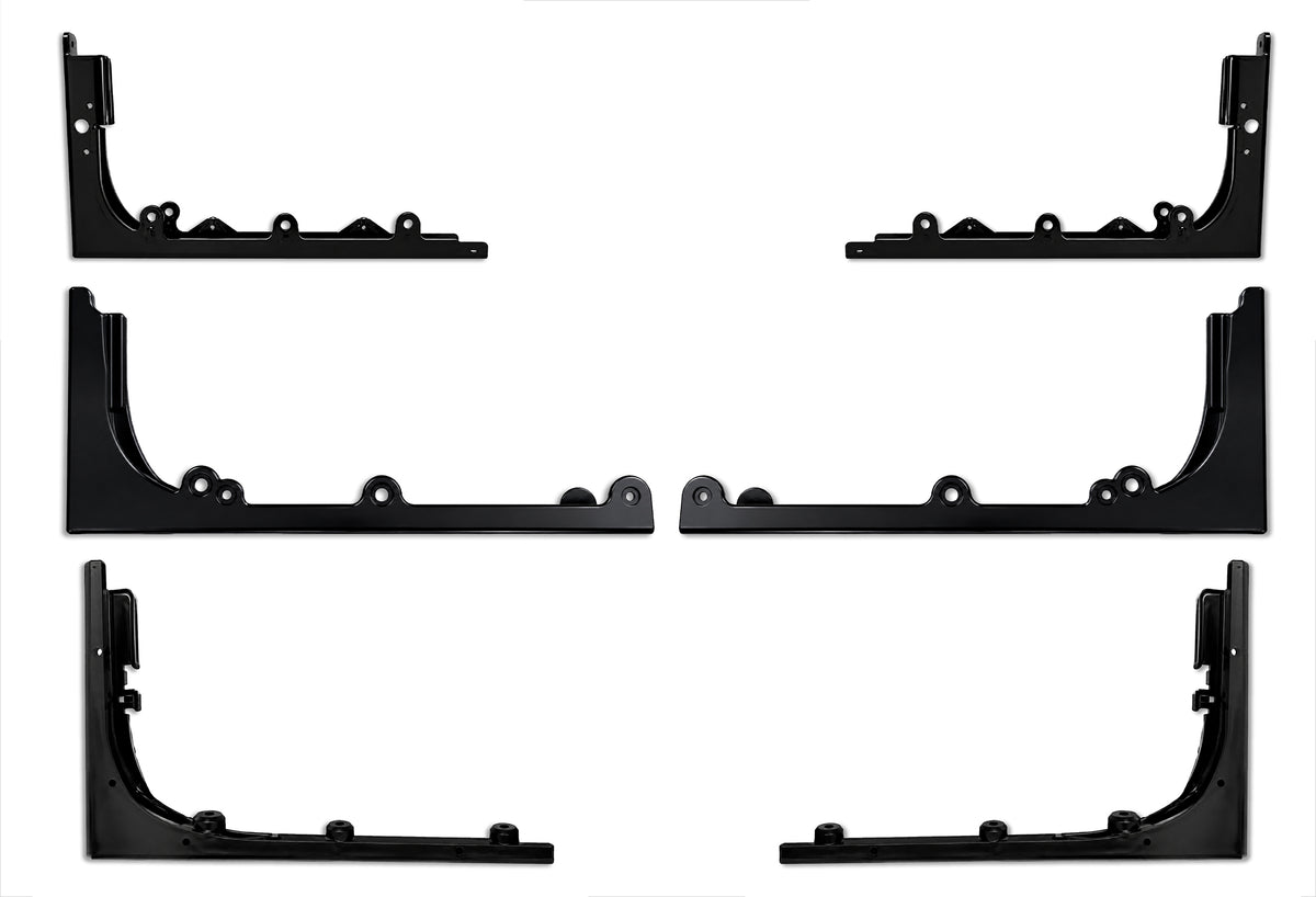 Lower Wind Cab Fairing Support Brackets 3L 4L 5L 3R 4R 5R & Hinges Set 2025 2026 Volvo VNL New