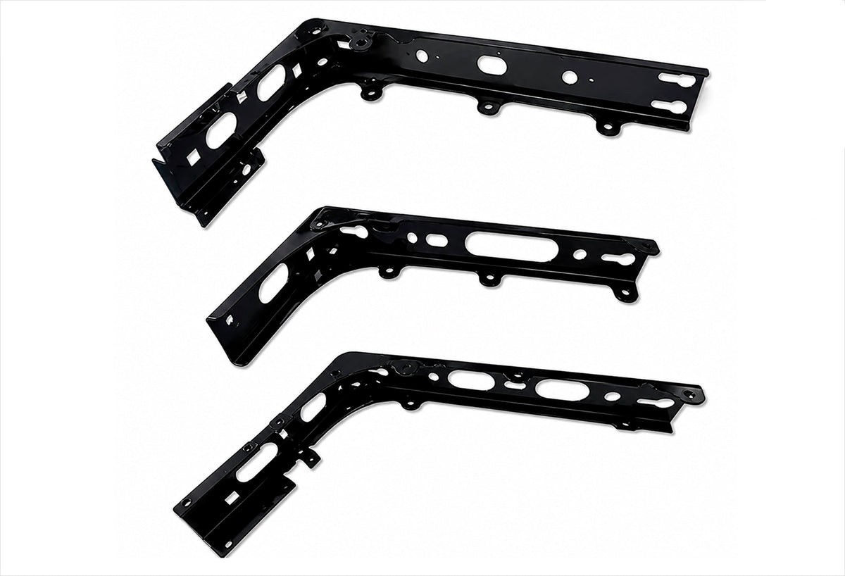Lower Wind Cab Fairing Support Brackets Set 3L 4L 5L & Hinges Driver 2025 2026 Volvo VNL New