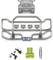 Front Grille Guard Large Chrome Kenworth T700