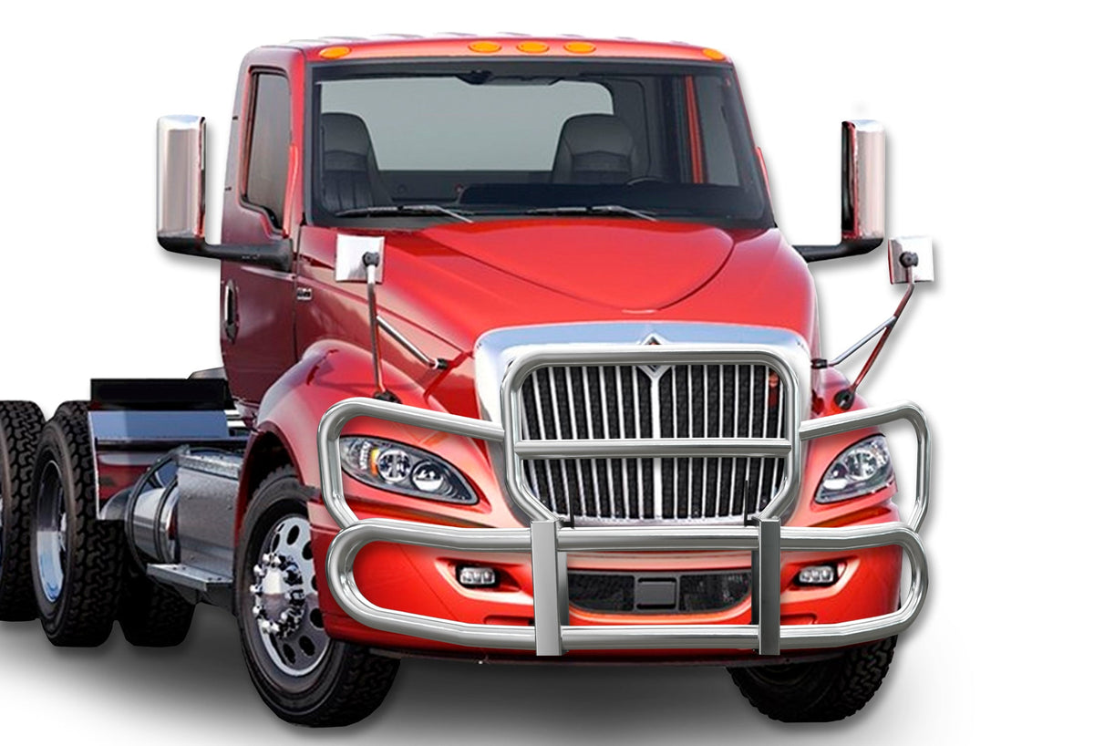 Front Steel Grille Deer Guard Herd 300 2017-2024 International RH