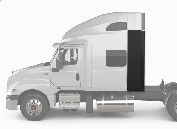 Bottom Lower Wind Fairing Cab Extender Plastic with Extension Driver International LT625