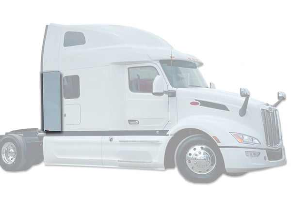 Cabin Lower Sleeper Fairing Extender Aluminum Passenger 2022+ Peterbilt 579