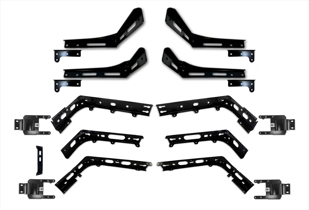 Cabin Fairing Upper and Lower Air Deflectors with Brackets Full Set 2025 2026 Volvo VNL New