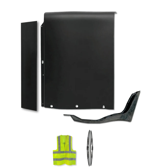 Top Wind Fairing Cab Panel w/Bracket & w/Extender Passenger International LT625
