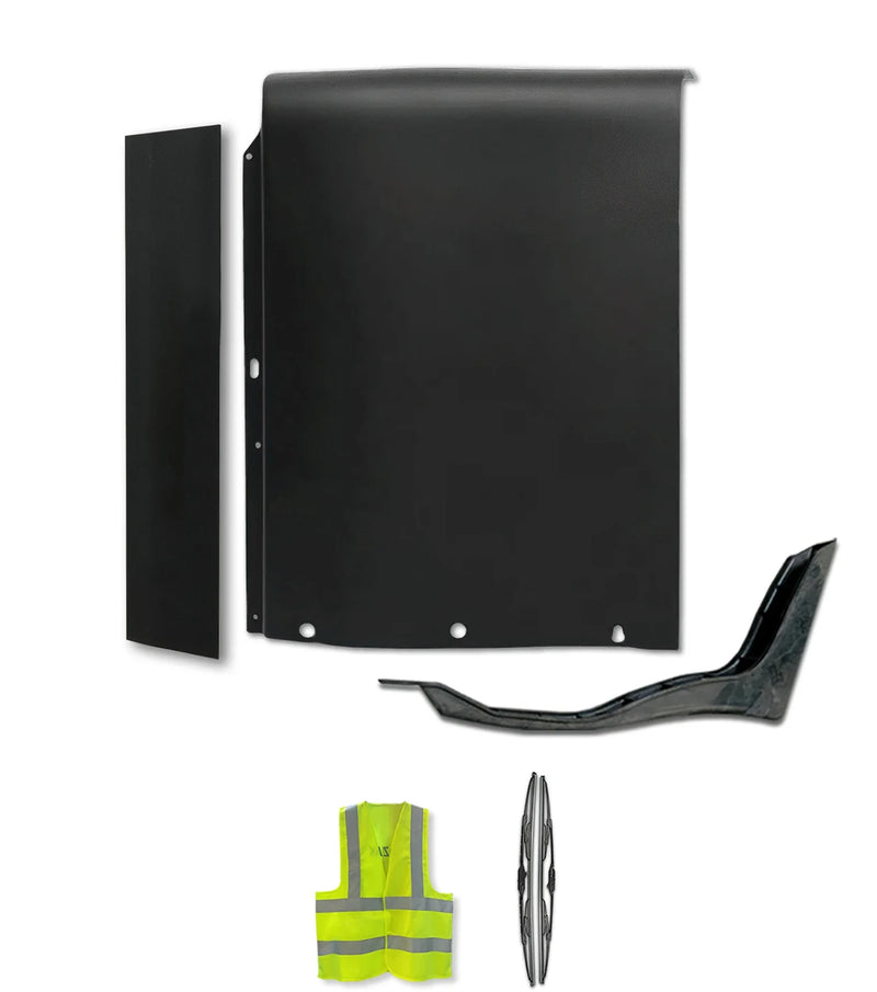 Top Wind Fairing Cab Panel w/Bracket & w/Extender Passenger International LT625