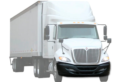 Bumper With Fog Holes Plastic Set International Prostar