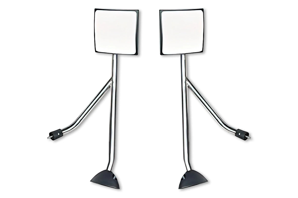 Chrome Hood Mirrors Pair International Prostar 2002-2017 - 