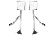 Chrome Hood Mirrors Pair International Prostar 2002-2017 - 