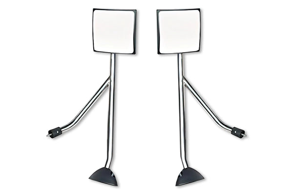 Chrome Hood Mirrors Pair International Prostar 2002-2017 - 