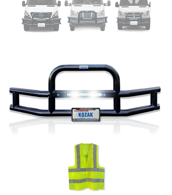 3" Grille Guard with LED Bar All Sprinter Van Models