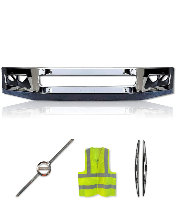 Bumper with Fog Holes Chrome 2018+ Volvo VNL