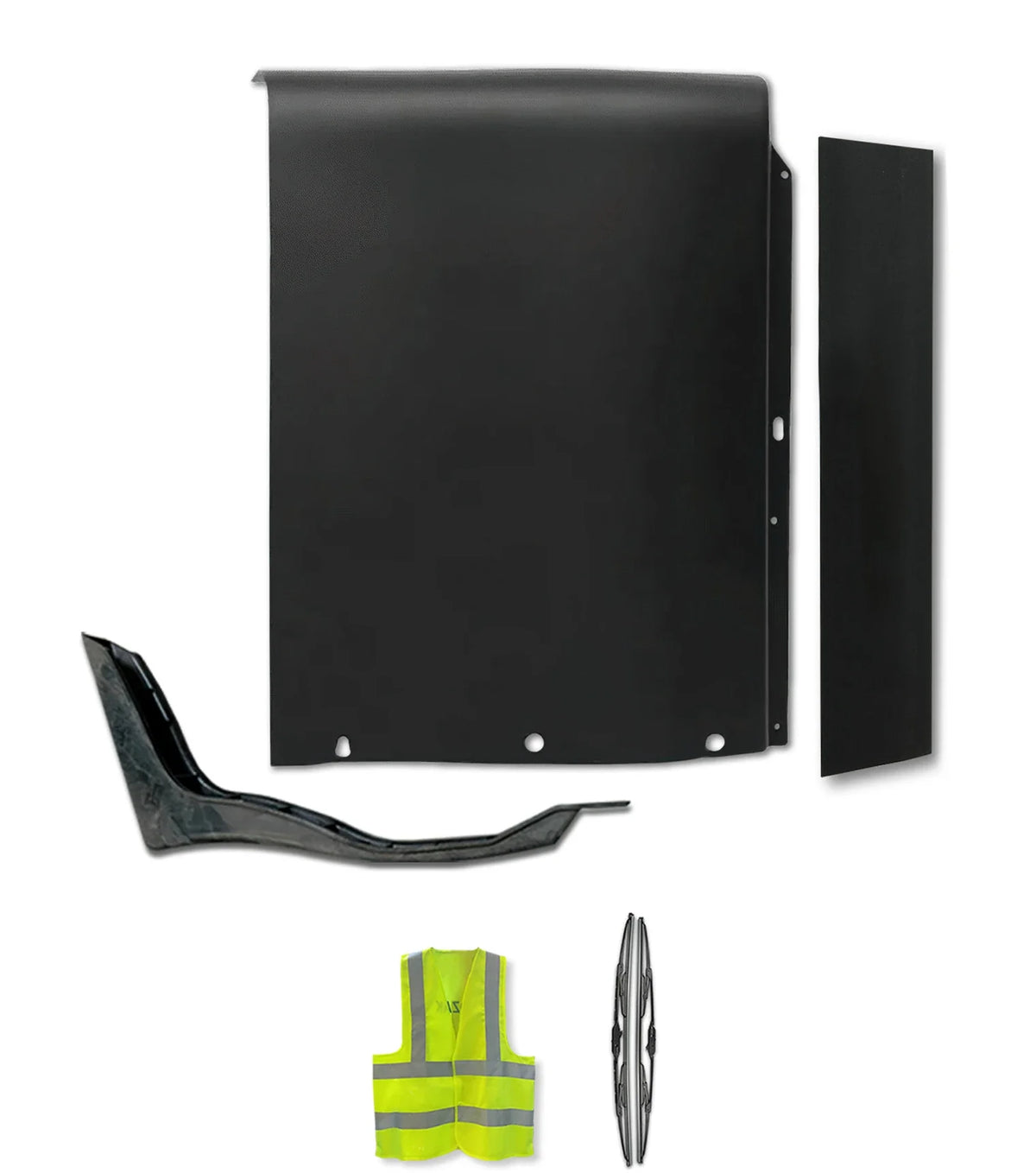 Top Wind Fairing Cab Panel w/Bracket & w/Extender Driver International LT625
