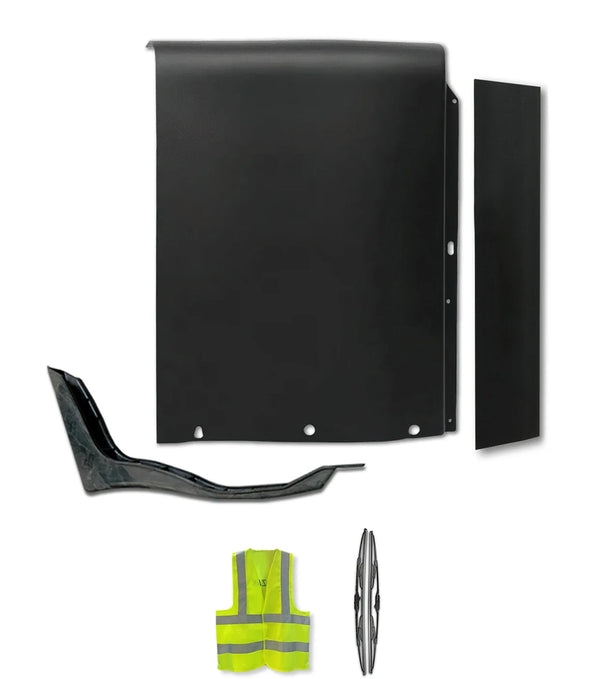 Top Wind Fairing Cab Panel w/Bracket & w/Extender Driver International LT625