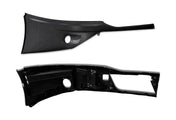 Bumper Corners With Fog Hole Black Driver Set 2022+ Kenworth T680