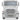 KOZAK Replacement Chrome Projector Headlight with Glow LED bar (Passenger Right Side) For International ProStar 2008-2016 PLUS Logo, Wipers, 2x H1, 2x H7 LED Bulbs, Frame License Plate and Vest