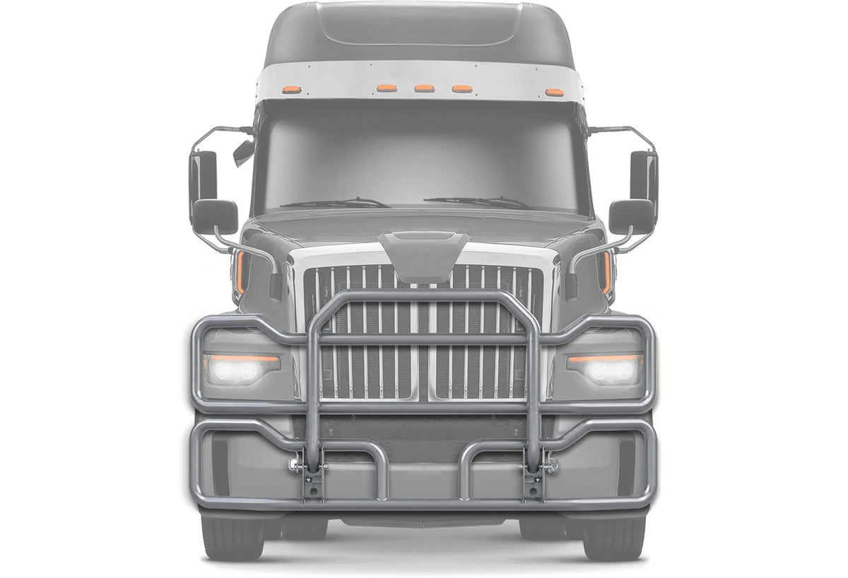 Gray Front Grille Deer Moose Bumper Guard 2023+ Western Star 57X Set-Back