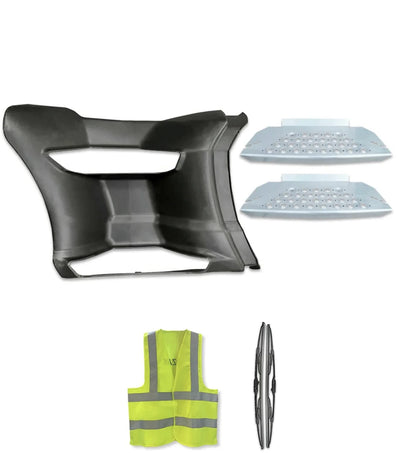 Rear Fairing Panel with Steps Passenger Kenworth T680