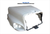Fiberglass Long Hood w/Cross Bar 2008-2017 Freightliner Cascadia 125