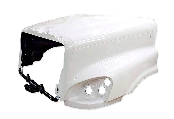Fiberglass Long Hood w/Cross Bar 2008-2017 Freightliner Cascadia 125