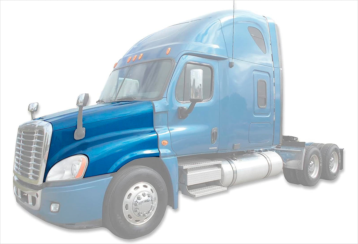 Fiberglass Long Hood w/Cross Bar 2008-2017 Freightliner Cascadia 125