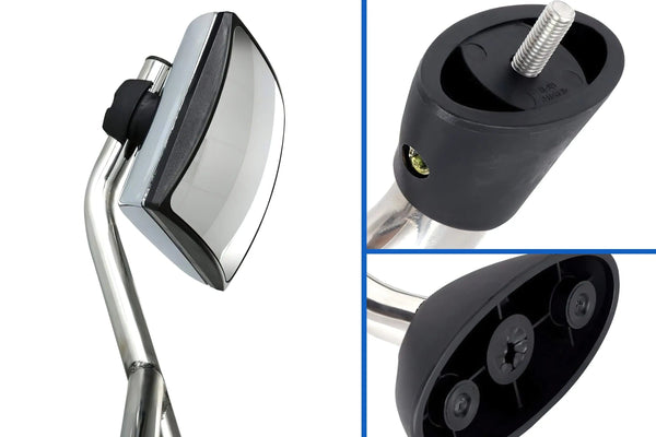 Towing Hood Mirror Chrome Right Side International Durastar - 