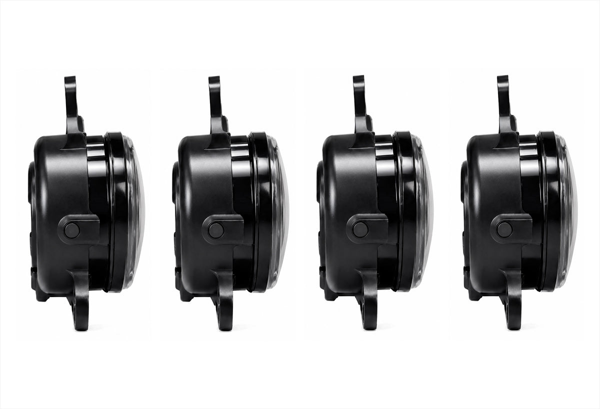 Fogs Light LED Lamp Black Housing 4 Pcs 2018-2024 Volvo VNL