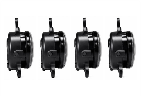 Fogs Light LED Lamp Black Housing 4 Pcs 2018-2024 Volvo VNL